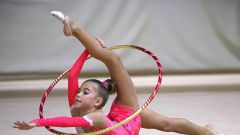 Как обматывать обручи для художественной гимнастики