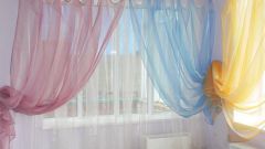How to wash curtains organza