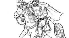 Как нарисовать человека на лошади