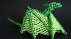 Как сделать игрушку-дракона из бисера