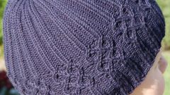 How to close a knitted cap