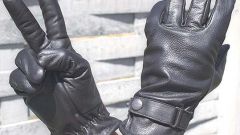 How to sew leather gloves