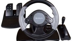 How to connect the steering wheel Defender to the computer