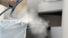 How to iron an iron with steam generator