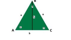 How to find the side of isosceles triangle if the base