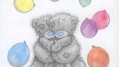 Как нарисовать мишку Тедди карандашом