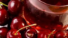 How to clean cherry juice