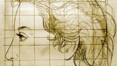 How to draw a person in profile