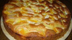 Как приготовить сливочный пирог с яблоками