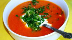 Как приготовить томатный суп с базиликом