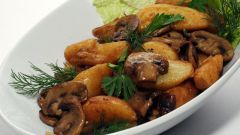 Как приготовить картофель с грибами