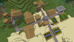 Как быстро найти деревню в Minecraft