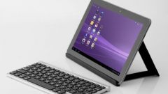 How to connect a keyboard to the tablet