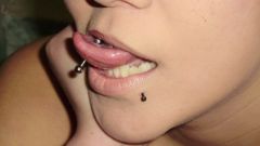 How to pierce tongue