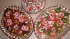 Как приготовить заливной салат
