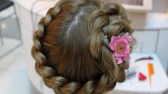 How to weave braid around a circle