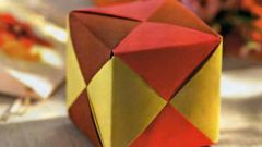 Как сделать объемный куб из бумаги