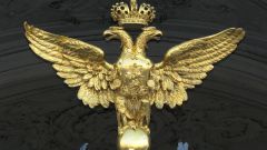 Where did the double-headed eagle as the coat of arms of Russia
