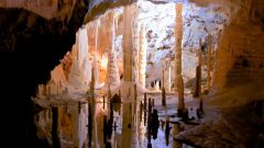 What is different from stalagmite stalactite 