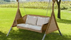 How to make a swing for children in the country