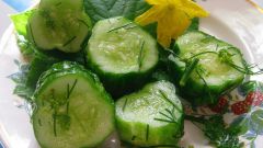 How to cook salted cucumbers in the package