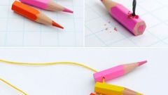 Как сделать подвеску из карандашей 