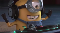 Why Minions in the final song Despicable me 2 sing the word 