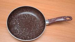 Not harmful fry pan with granite coating