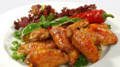 How to cook chicken wings with soy sauce, honey and wine