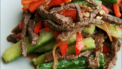 Ве-ча: салат из свежих огурцов по-корейски