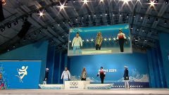 Церемония награждения на Олимпийских играх в Сочи