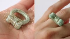 Как сделать кольцо из полимерной глины