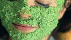 Facial masks from age spots with parsley 