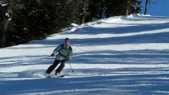Как кататься на горных лыжах