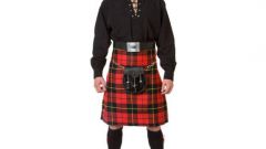 Как носить шотландскую юбку