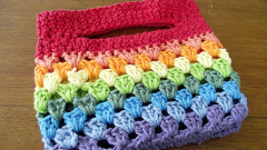 How to knit baby purse hook