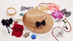 How to decorate a straw hat