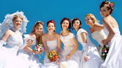 What dream brides in white dresses