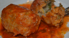 Recipe of meatballs with rice in the oven