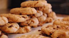 Легкое печенье с арахисовой пастой