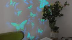 Как декорировать стену бабочками