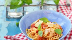 Как приготовить спагетти с кальмарами