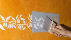 How to make a stencil for painting walls 