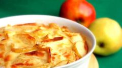 Как приготовить запеканку из макарон с творогом и яблоками?