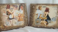 How to make decoupage on canvas
