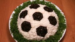 Салат «Футбольный мяч»