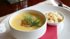 Суп из лосося со сливками