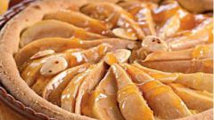 Магрибский пирог с миндалем и грушами