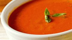 Баклажанный крем-суп с паприкой