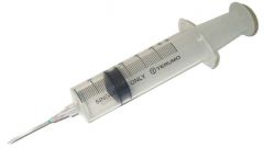 Health standards for the handling and disposal of syringes and needles